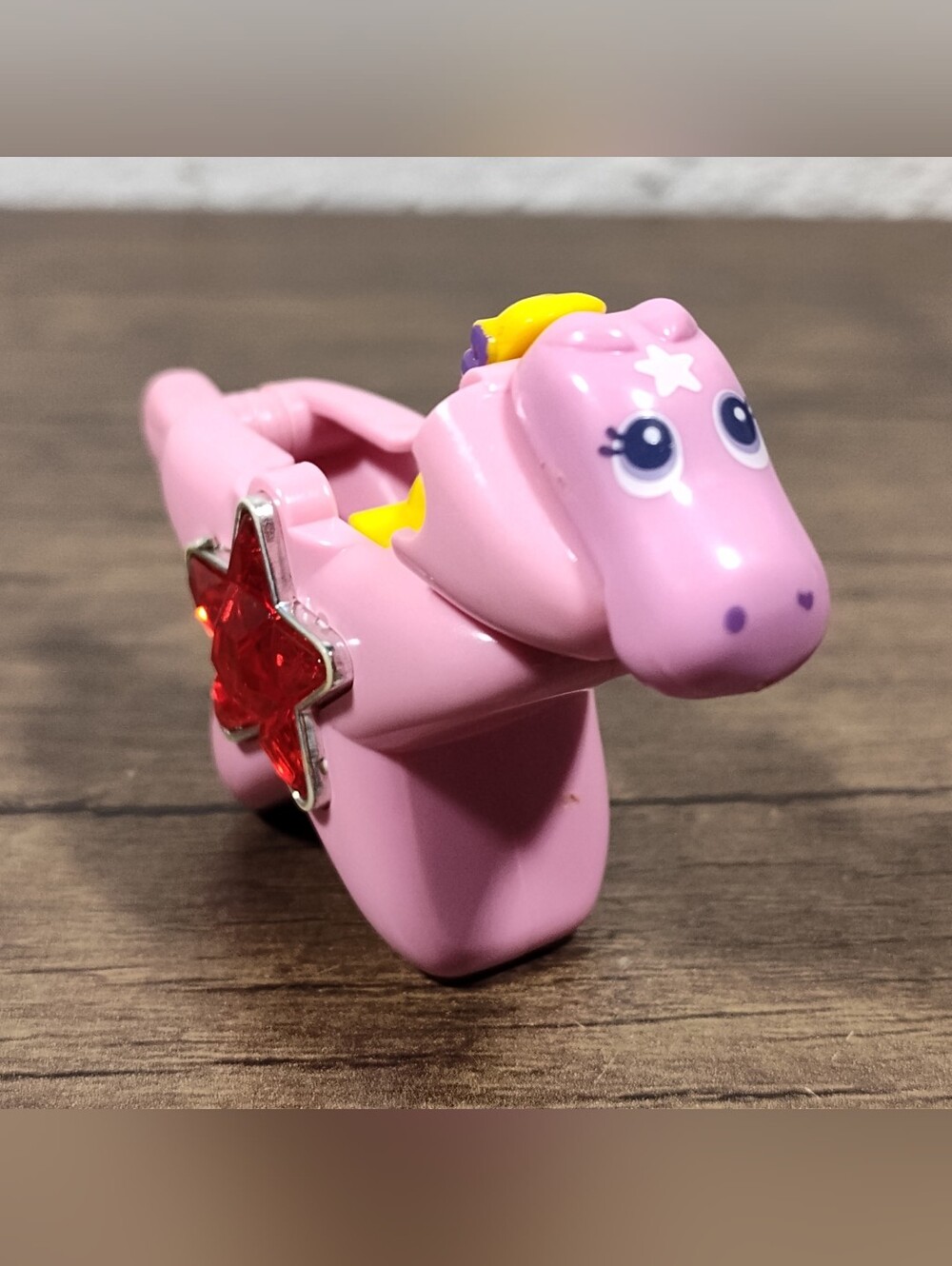 Vintage Galoob Sweet Secrets Star Jumper Charm Horse Doll Red Star Gem 1984